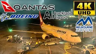 [Qantas Airways: QF152 Auckland to Melbourne] Boeing 737-838 First Class Longe & Flight Review