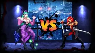 Morrigan vs Rayne (BloodRayne) MUGEN BATTLE