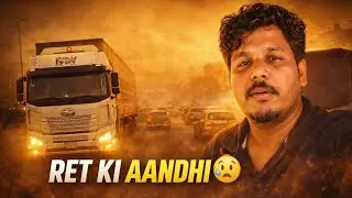 600 KM Dangerous Journey | Saudi Arabia Sandstorm | Kuch Bhi Nazar Nahi 😨
