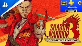 C&oacute;mo es Shadow Warrior 3 Gameplay PS5 4k HDR Mejores juegos Shooters de PlayStation Plus en 2025