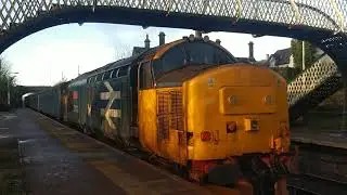 Direct Rail Services 37402 departs Aspatria