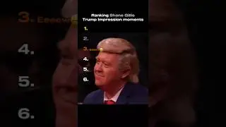 Ranking best Shane Gillis Trump Impressions #tiktok #impressions #ranking #donaldtrump #joebiden