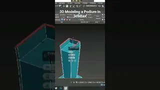 3D Podium Modeling | How to Model in 3dsmax #3d #3dsmax #tutorial #3dmodeling