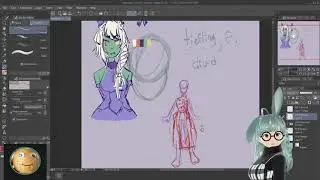 Here comes a TIEFLING! (DND doodle) Pheybye and Verifiedmess draw