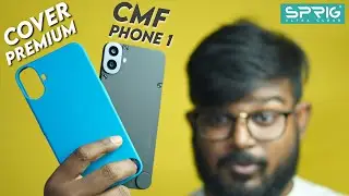 Nothing CMF Phone 1 Premium Sprig Silicone  Back Cover & Tempered Glass Review | Nothing Back Case