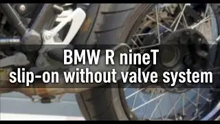 BMW R nineT slip-on without valve system