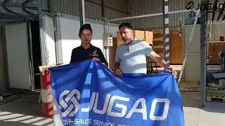 JUGAO spray booth receives praise from Basra customer in video.