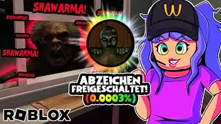 SECRETS bei Scary SHAWARMA KIOSK testen! Geheime Badges Roblox Deutsch