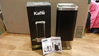 1203. Kaffe Glass Storage Container Coffee Canister BPA Free Stainless Steel with Airtight Lid 16oz
