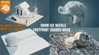 blender add-on promotion: ice and snow kit