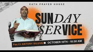 🔴LIVE | SUNDAY SERVICE ||Worship & Message by Pas.Antony Siluvai||EPH|#eathprayerhouse #wordofgod