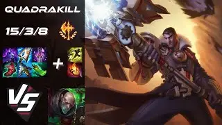 TOP Jayce vs Singed [QUADRAKILL] - EU Grandmaster Patch 26.1