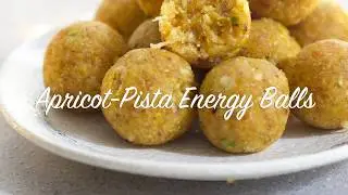 Apricot-Pista Energy Balls #Recipe by OneWholesomeMeal
