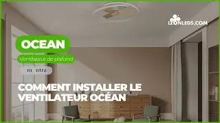 Ventilateur de plafond LED Dimmable Ocean - Mantra #ventilateur