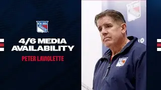 NYR Practice: Peter Laviolette Media Availability | April 6, 2025