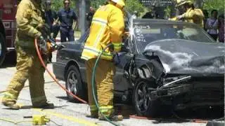 Los Angeles Fire Department (LAFD) Vehicle Extrication Demonstration