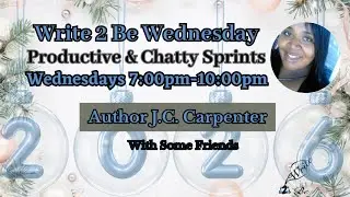Write 2 Be Wednesday Productive & Chatty Sprints