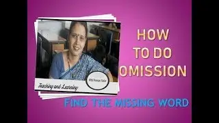 How to do omission Class 10 / Omission in English for 6 - 10 / Integrated Grammar in English CBSE