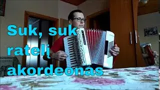 Vestuvinis mar&scaron;as - Suk, suk ratelį akordeonas