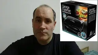 New George Foreman grill review -  unboxing 24330 -  5 portion grill removable plates