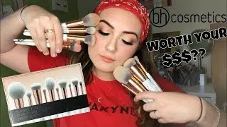 NEW! BH Marble Luxe 10 Piece Brush Set Review! || DP Beauty