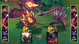 AATROX vs PANTHEON FULL BUILD FIGHTS & AA Pentakills!