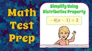 Distribute to Simplify an Expression | 7.EE.A.1 💚💙