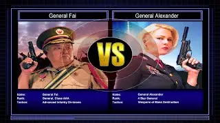 Infantry General Challenge 4 (VS Super Weapon). Hard Difficulty. C & C Generals: Zero Hour.