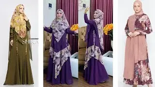 Model Baju Gamis Terbaru 2021 Wanita Berhijab Untuk Lebaran