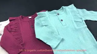 GOTS certified organic bamboo cotton baby apparel wholesaler,custom GOTS certified organic clothes
