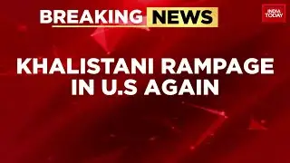 A Hindu Temple In Newark, California, Was Defaced With Pro-Khalistani Slogans | Breaking News