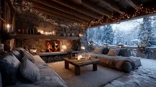 Cozy Winter Fireplace Jazz – Warm Jazz for Relax & Focus ❄️