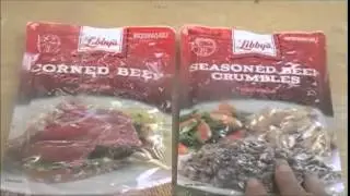 Libbys Prepackaged Meat for Long Term Food Storage