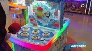 Enguin Challenge Kids Whac-A-Mole|Coin Operated Kids Hammer Arcade Game Machine For Game Center