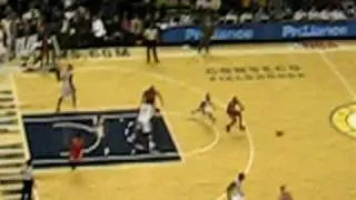 Von Wafer's dunk gets blocked