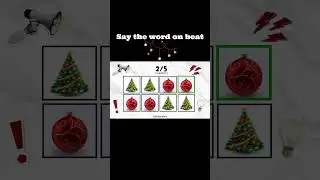 Say the word with rhythem 🎄