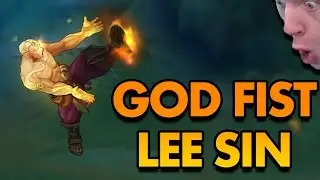 NEW LEE SIN SKIN IS THE BEST LEE SKIN EVER!! (GOD FIST LEE SIN GAMEPLAY) - PBE League of Legends