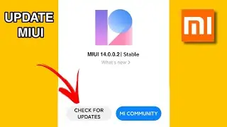 How To Update MIUI Version in Xiaomi ||  MIUI 14 Update