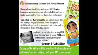WATCH Patrice Lawrence at BookTastic Book Festival 2021