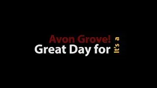 Thank You Avon Grove