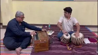 Dadra taal basic improvisation&hellip; #tabla #harmonium 
