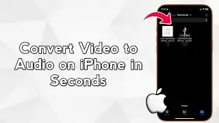 Преобразуйте видео в аудио на iPhone за считанные секунды.