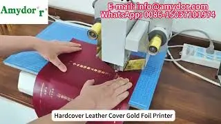 Amydor Hot Sale Gold Foil Transfer Printer for Paper PVC Thesis Book Cover AMD3025