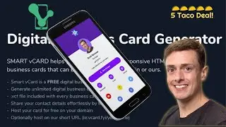 Обзор бесплатного генератора цифровых визитных карточек Smart vCard (Appsumo Deal)