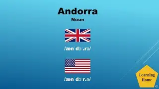 Andorra meaning pronunciation and synonyms #Shorts