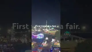 First Time at a fair at the Cumming Fairgrounds.