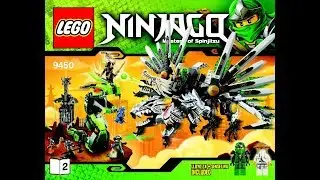 LEGO Ninjago 9450 Epic Dragon Battle Instructions Book DIY 2