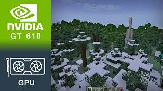 Minecraft Gameplay GeForce GT 610