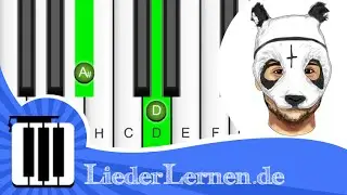 Cro - Traum - Klavier lernen - Musiknoten - Akkorde