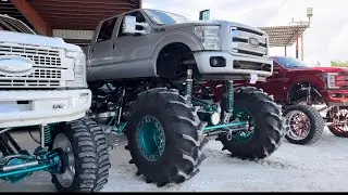 Big Hot Wheels & rims | Audio Competitions & Insane smoke from Burnouts at Truck Fest-July